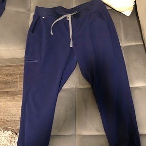 Figs navy scrub joggers